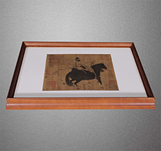 中卫书画装裱配框服务案例